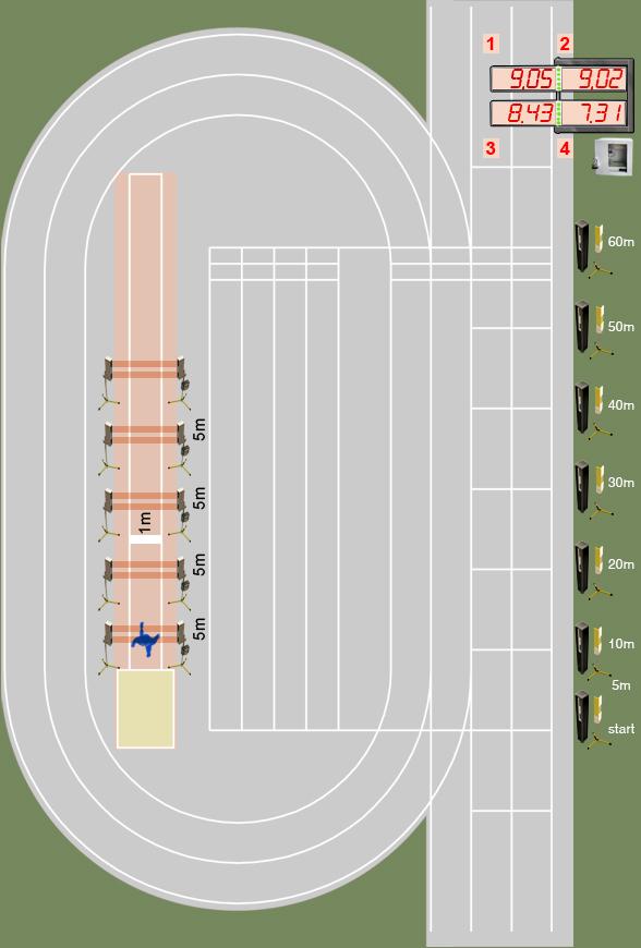Triple jump speed